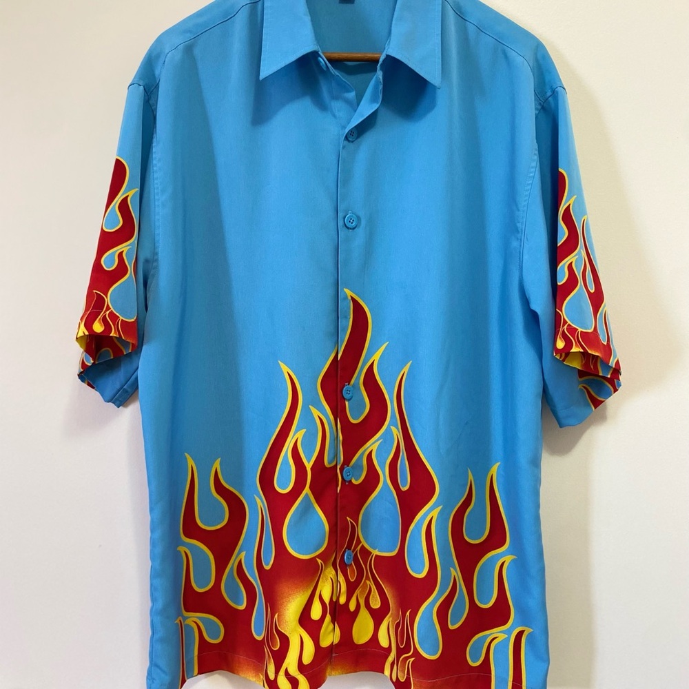 Jnco Jeans Flame Y2K Vintage Shirt